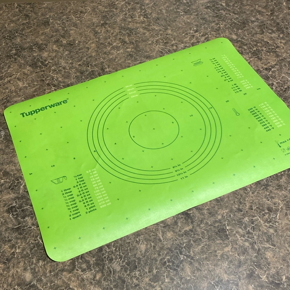 Free with purchase. Tupperware pastry mat